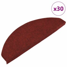 Maty na schody samoprzylepne 30 szt. Czerwone 65x22,5x3,5 cm Lumarko!