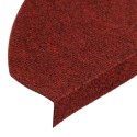 Maty na schody samoprzylepne 30 szt. Czerwone 65x22,5x3,5 cm Lumarko!