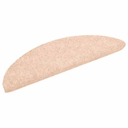 Maty na schody samoprzylepne 30 szt. Kremowe 56x17x3 cm Lumarko!