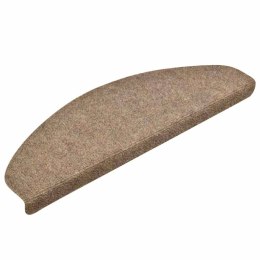 Maty na schody samoprzylepne 30 szt. Kremowe 65x21x4 cm Lumarko!