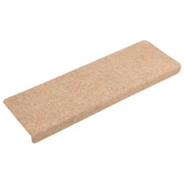 Maty na schody samoprzylepne 30 szt. Kremowe 65x21x4 cm Lumarko!
