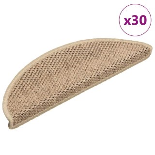 Maty na schody samoprzylepne sizal-look 30 szt. 56x17x3 cm Lumarko!