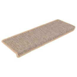 Maty na schody samoprzylepne sizal-look 30 szt. 65x21x4 cm Lumarko!