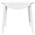 Stół jadalny biały lite drewno guma Lumarko!