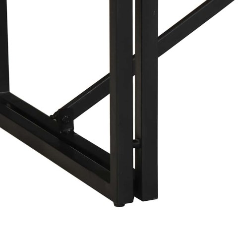 Stolik kawowy, 100x50x35 cm, surowe lite drewno mango Lumarko!