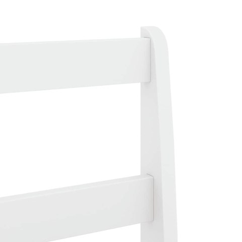 5-częściowy zestaw jadalny „Panama" białe lite drewno sosnowe Lumarko!