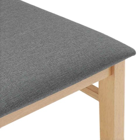 Krzesła do jadalni z poduszkami 2 szt. lite drewno guma Lumarko!