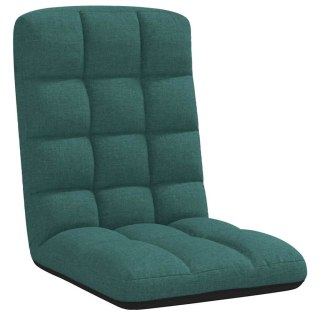 Krzesło podłogowe składane Ciemnozielone 71x51x62 cm Tkanina Lumarko!