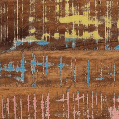 Stolik kawowy wielokolorowy 90x50x38 cm lite drewno odzyskane Lumarko!