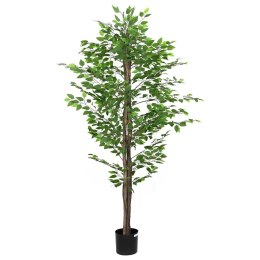Sztuczna roślina Ficus 1260 liści 200 cm zielona Lumarko!