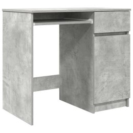 Biurko Beton Szary 86x49x76 cm Drewno klejone Lumarko!