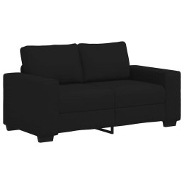 Sofa 2-osobowa Czarna 120 cm Tkanina Lumarko!