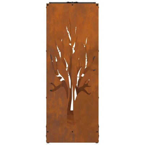 Stojak na drewno opałowe 40x30x80 cm Stal nierdzewna Lumarko!