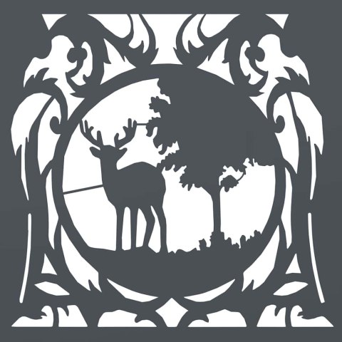 Stojak na drewno opałowe antracyt Stal walcowana na zimno Lumarko!