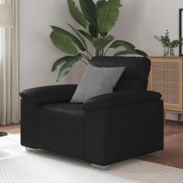 Fotel, czarny, 60 cm, obity sztuczną skórą Lumarko!