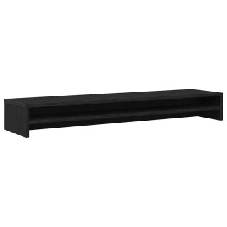 Półka pod monitor, czarny dąb, 100x24x13 cm Lumarko!