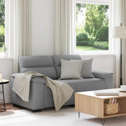 Sofa 2-osobowa Jasnoszara 120 cm Tkanina Lumarko!