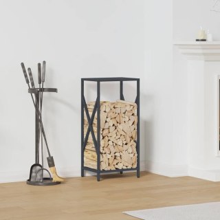Stojak na drewno opałowe antracyt 34x25x70 cm Lumarko!