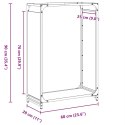 Stojak na drewno opałowe czarny 60x28x90 cm Lumarko!