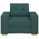 Fotel, ciemnozielony, 60 cm, obity tkaniną Lumarko!