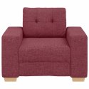 Fotel, winna czerwień, 60 cm, obity tkaniną Lumarko!