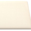 Panele ścienne, 12 szt., kremowe, 30x30 cm, aksamit, 1,08 m² Lumarko!