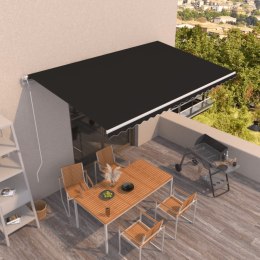 Automatycznie zwijana markiza, 500x350 cm, antracytowa Lumarko!
