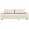 Sofy Beżowa Materiał Duża Wygodne Sofa 3-osobowa Prostokątna Lumarko!