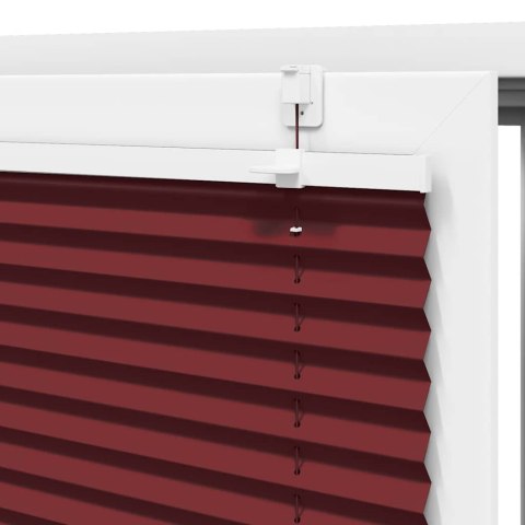 Roleta plisowana Bordowy Czerwony 90x200 cm Szerokość tkaniny Lumarko!