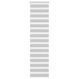 Roleta zebra, jasnoszara, szerokość tkaniny 50,9 cm, poliester Lumarko!