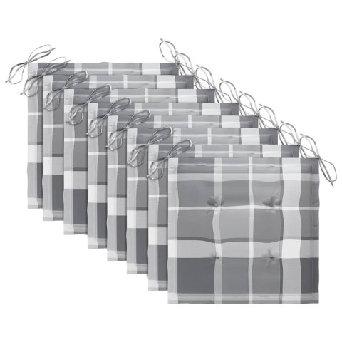 Składane krzesła ogrodowe z poduszkami, 8 szt., drewno akacjowe Lumarko!