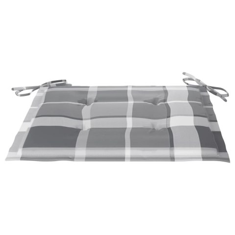 Składane krzesła ogrodowe z poduszkami, 8 szt., drewno akacjowe Lumarko!