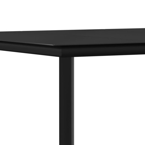 5-cz. zestaw mebli do ogrodu, czarny, textilene i stal Lumarko!