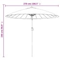 Parasol ogrodowy na słupku aluminiowym, 270 cm, taupe Lumarko!