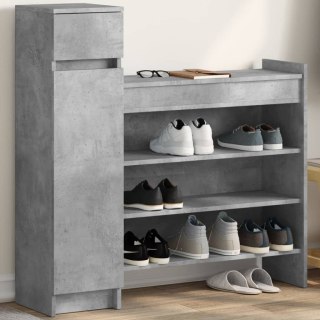 Szafka na buty, szarość betonu, 100,5x28x100 cm Lumarko!