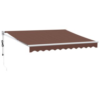 Automatycznie zwijana markiza, brązowa, 300x250 cm Lumarko!