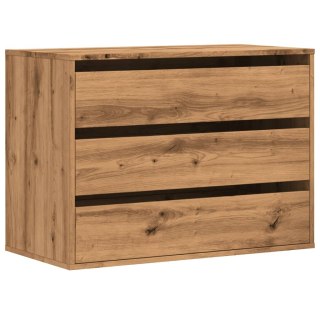 VidaXL Komoda, dąb artisan, 80x41x58 cm, materiał drewnopochodny