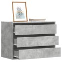 Komoda, szarość betonu, 80x41x58 cm, materiał drewnopochodny Lumarko!
