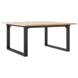 Stolik kawowy z czworokątnymi nogami, 90x90x45 cm Lumarko!