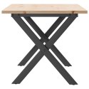 Stolik kawowy z nogami w kształcie litery X, 90x40x45 cm Lumarko!