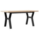 Stolik kawowy z nogami w kształcie litery Y 100x50x45,5 cm Lumarko!