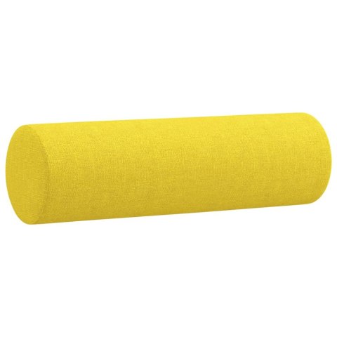 2-osobowa sofa z poduszkami, jasnożółta, 140 cm, tkanina Lumarko!