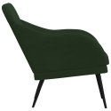 Fotel, ciemnozielony, 63x76x80 cm, obity aksamitem Lumarko!