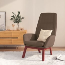 Fotel wypoczynkowy, kolor taupe, obity tkaniną Lumarko!