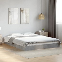Rama łóżka, szarość betonu, 160x200 cm, materiał drewnopochodny Lumarko!