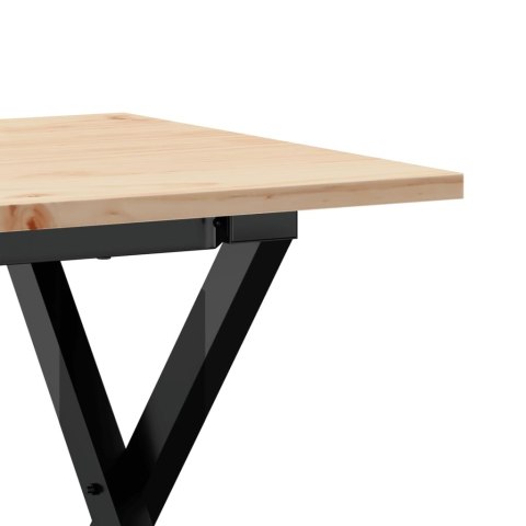 Stolik kawowy z nogami w kształcie litery X, 100x50x45 cm Lumarko!