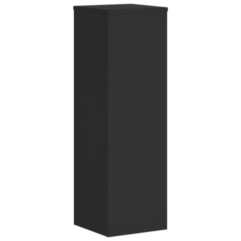 Stojaki na rośliny, 2 szt., czarne, 25x25x80 cm Lumarko!