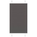Roleta plisowana czarna 80x100 cm Szerokość tkaniny 79,4 cm Lumarko!