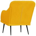 Fotel, żółty, 63x76x80 cm, obity aksamitem Lumarko!