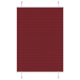Roleta plisowana Bordowy Czerwony 100x150 cm Szerokość tkaniny Lumarko!